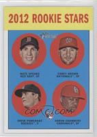 Rookie Stars - Nate Spears, Corey Brown, Drew Pomeranz, Adron Chambers