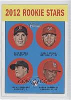 Rookie Stars - Nate Spears, Corey Brown, Drew Pomeranz, Adron Chambers