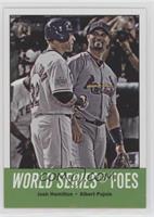 World Series Foes (Josh Hamilton, Albert Pujols)