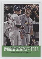 World Series Foes (Josh Hamilton, Albert Pujols)