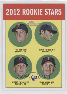 2012 Topps Heritage - [Base] #333 - Rookie Stars - Liam Hendriks, Chris Parmelee, Kyle Waldrop, Joe Benson