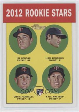 2012 Topps Heritage - [Base] #333 - Rookie Stars - Liam Hendriks, Chris Parmelee, Kyle Waldrop, Joe Benson