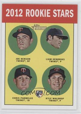 2012 Topps Heritage - [Base] #333 - Rookie Stars - Liam Hendriks, Chris Parmelee, Kyle Waldrop, Joe Benson