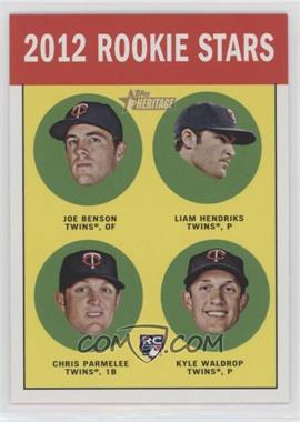 2012 Topps Heritage - [Base] #333 - Rookie Stars - Liam Hendriks, Chris Parmelee, Kyle Waldrop, Joe Benson