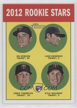 2012 Topps Heritage - [Base] #333 - Rookie Stars - Liam Hendriks, Chris Parmelee, Kyle Waldrop, Joe Benson