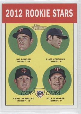 2012 Topps Heritage - [Base] #333 - Rookie Stars - Liam Hendriks, Chris Parmelee, Kyle Waldrop, Joe Benson