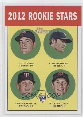 2012 Topps Heritage - [Base] #333 - Rookie Stars - Liam Hendriks, Chris Parmelee, Kyle Waldrop, Joe Benson