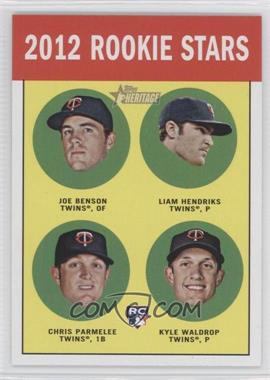 2012 Topps Heritage - [Base] #333 - Rookie Stars - Liam Hendriks, Chris Parmelee, Kyle Waldrop, Joe Benson