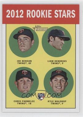 2012 Topps Heritage - [Base] #333 - Rookie Stars - Liam Hendriks, Chris Parmelee, Kyle Waldrop, Joe Benson