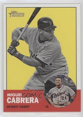 2012 Topps Heritage - [Base] #348.2 - Miguel Cabrera (Image Swap)