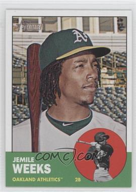 2012 Topps Heritage - [Base] #354 - Jemile Weeks