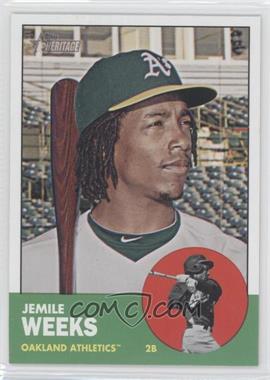 2012 Topps Heritage - [Base] #354 - Jemile Weeks