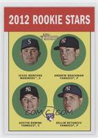 Rookie Stars - Jesus Montero, Andrew Brackman, Austin Romine, Dellin Betances