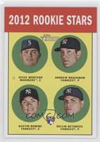 Rookie Stars - Jesus Montero, Andrew Brackman, Austin Romine, Dellin Betances