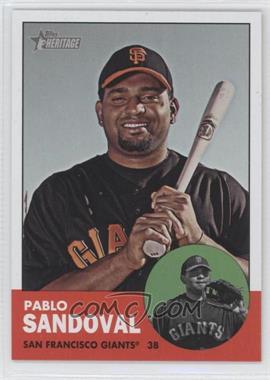 2012 Topps Heritage - [Base] #388 - Pablo Sandoval