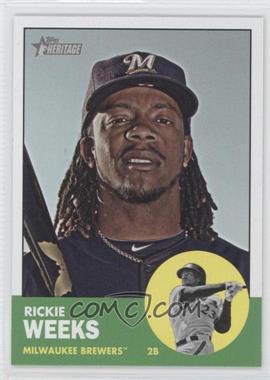 2012 Topps Heritage - [Base] #433 - Rickie Weeks