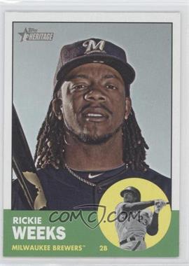 2012 Topps Heritage - [Base] #433 - Rickie Weeks