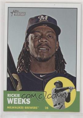 2012 Topps Heritage - [Base] #433 - Rickie Weeks