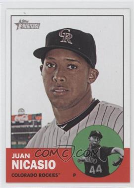 2012 Topps Heritage - [Base] #438 - Juan Nicasio