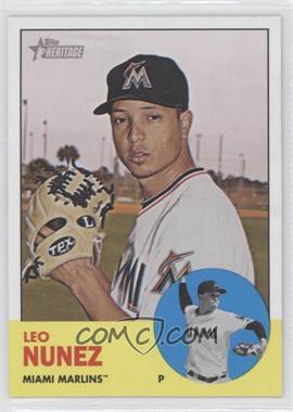 2012 Topps Heritage - [Base] #450 - Leo Nunez