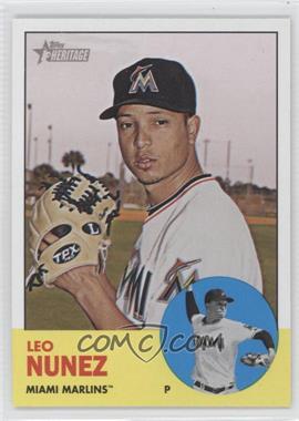 2012 Topps Heritage - [Base] #450 - Leo Nunez