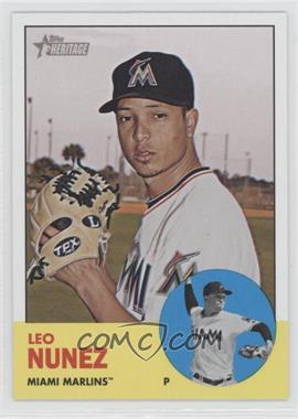 2012 Topps Heritage - [Base] #450 - Leo Nunez