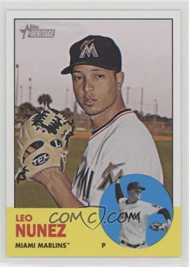 2012 Topps Heritage - [Base] #450 - Leo Nunez