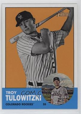 2012 Topps Heritage - [Base] #453.2 - Troy Tulowitzki (Image Swap)