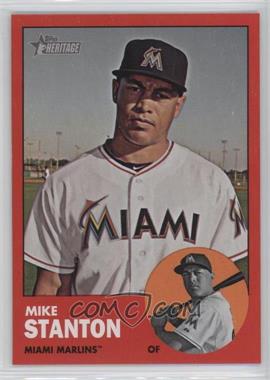 2012 Topps Heritage - [Base] #483.4 - Giancarlo Stanton (Target Red; Called Mike on Card)