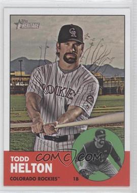 2012 Topps Heritage - [Base] #484.1 - Todd Helton (Base)