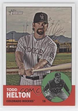 2012 Topps Heritage - [Base] #484.1 - Todd Helton (Base)