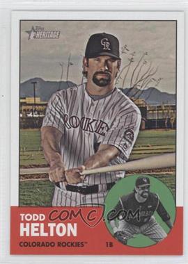 2012 Topps Heritage - [Base] #484.1 - Todd Helton (Base)