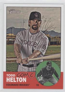 2012 Topps Heritage - [Base] #484.1 - Todd Helton (Base)