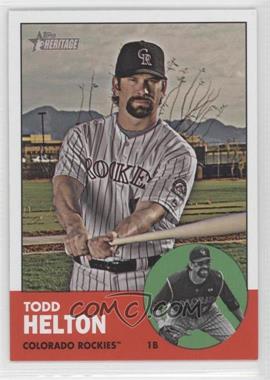 2012 Topps Heritage - [Base] #484.1 - Todd Helton (Base)