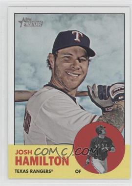 2012 Topps Heritage - [Base] #486.1 - Josh Hamilton (Base)