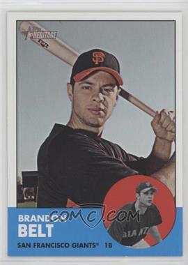 2012 Topps Heritage - [Base] #490 - Brandon Belt