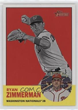 2012 Topps Heritage - [Base] #494.2 - Ryan Zimmerman (Image Swap)