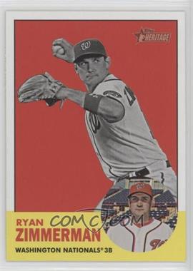 2012 Topps Heritage - [Base] #494.2 - Ryan Zimmerman (Image Swap)