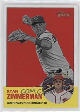 2012 Topps Heritage - [Base] #494.2 - Ryan Zimmerman (Image Swap)