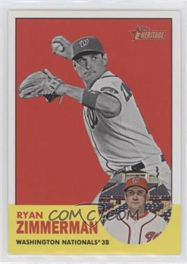 2012 Topps Heritage - [Base] #494.2 - Ryan Zimmerman (Image Swap)