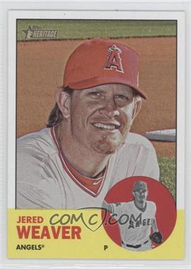 2012 Topps Heritage - [Base] #497.1 - Jered Weaver (Base)