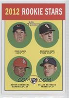 Rookie Stars - John Gaub, Addison Reed, Adron Chambers, Dellin Betances (Base)