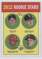 Rookie Stars - John Gaub, Addison Reed, Adron Chambers, Dellin Betances (Base)