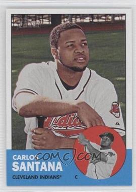 2012 Topps Heritage - [Base] #72.1 - Carlos Santana (Base)