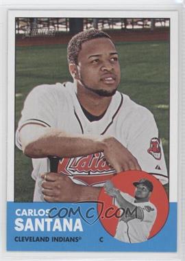 2012 Topps Heritage - [Base] #72.1 - Carlos Santana (Base)