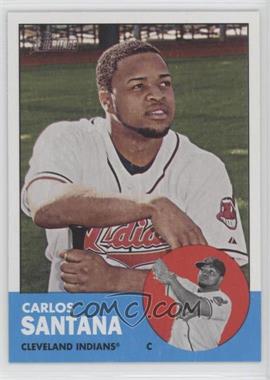 2012 Topps Heritage - [Base] #72.1 - Carlos Santana (Base)