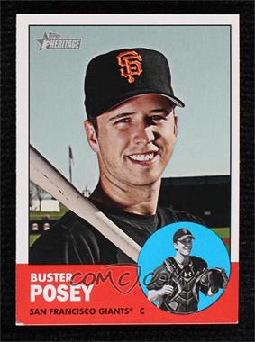 2012 Topps Heritage - [Base] #85.2 - Buster Posey (Color Swap)