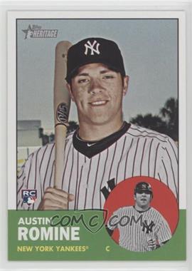 2012 Topps Heritage - [Base] #92 - Austin Romine