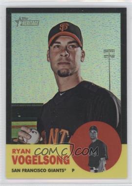 2012 Topps Heritage - Chrome - Black Refractor #HP69 - Ryan Vogelsong /63