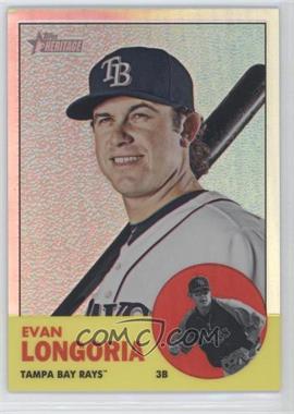 2012 Topps Heritage - Chrome - Refractor #HP28 - Evan Longoria /563